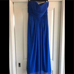 David’s Bridal Bridesmaid Dress Royal Blue